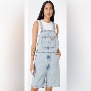 LEVI’S Pride Liberation Rainbow Denim Jean Shorts + Overalls Shortalls Small